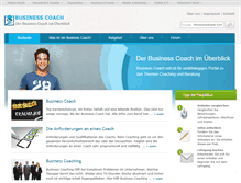 Tablet Screenshot of business-coach.net